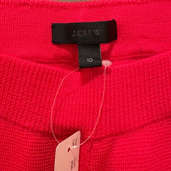 NWT Jcrew merino wool red sweater pants size 10 - Picture 4 of 8